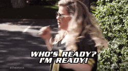 Im Ready To Party Kelly Clarkson GIF