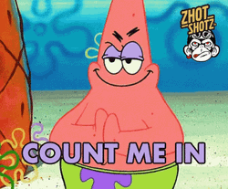 Im Ready To Party Wicked Patrick Star  GIF