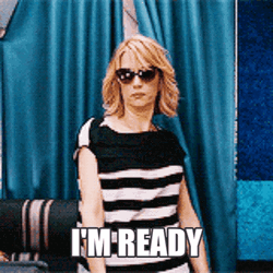 Im Ready Walk With Sunglasses GIF