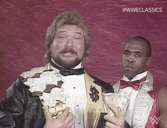 Im Rich Cocky Wrestler Ted DiBiase GIF