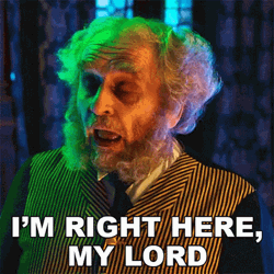 Im Right Here My Lord Sylvester McCoy GIF