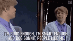 Im Smart Enough In The Mirror GIF