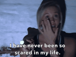 Im So Scared Chelsea Laden GIF