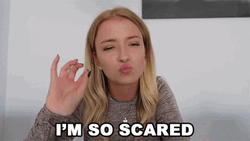 Im So Scared Michaela Mimi Lintrup GIF
