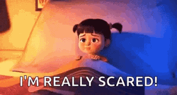 Im So Scared Monsters Inc Boo GIF