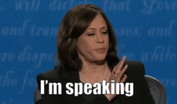 Im Speaking Head Turn Kamala Harris GIF