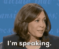 Im Speaking Laughing Kamala Harris GIF