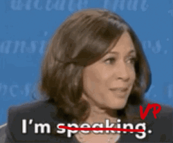 Im Speaking Vp Smiling Kamala Harris GIF