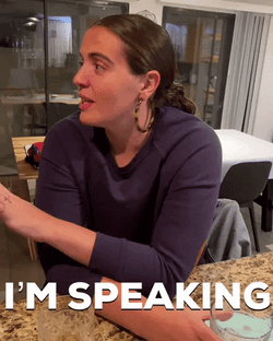 Im Speaking Woman With Hand Demo GIF