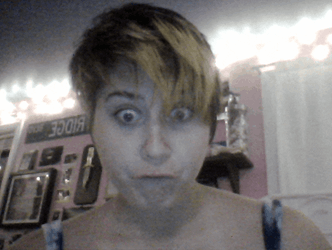 Im Stupid Lady Tongue Out GIF