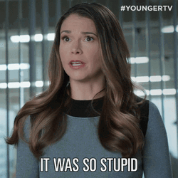Im Stupid Lady Younger Tv GIF
