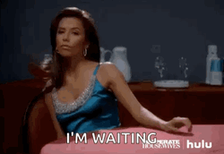 Im Waiting Eva Longoria Finger Running GIF