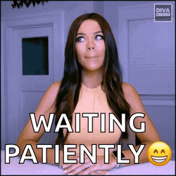 Im Waiting Patiently Jackie Redmond GIF