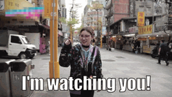 Im Watching You Becky In Japan GIF
