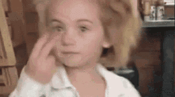 Im Watching You Sassy Kid GIF
