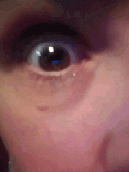 Im Watching You Shocked Eyes Close Up GIF