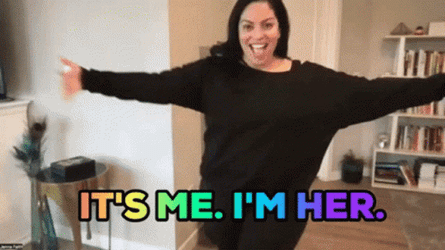 Im With Her And Oh It's Me GIF