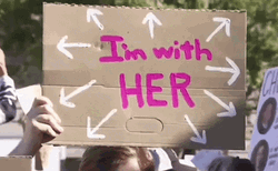 Im With Her Written In Card GIF