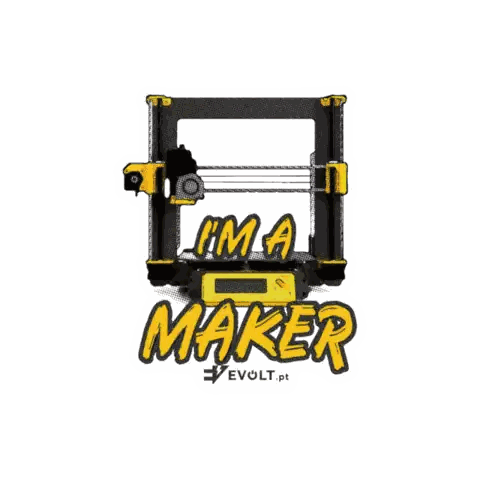 IMA Maker Evolt 3D Printer Logo Sticker