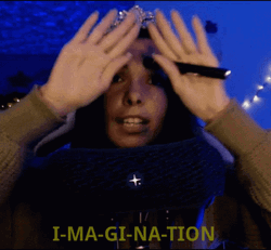 Imagination Streamer Girl GIF