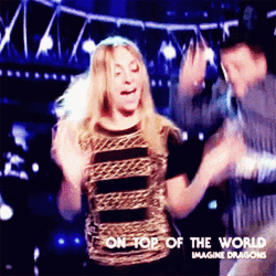 Imagine Dragons Over The Top Of The World GIF