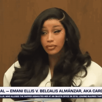 Imani Ellis Vs Belcalis Almanzar Card GIF