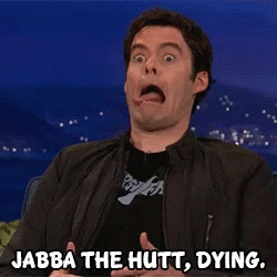 Imitating Jabba The Hut Dying GIF