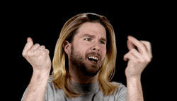 Imitating Thanos Snaps GIF