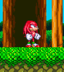Impatient Knuckles  GIF