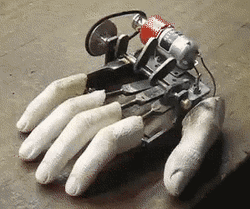 Impatient Robotic Hand GIF