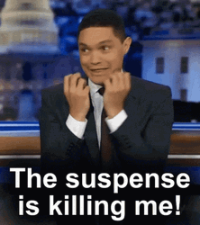 Impatient Trevor Noah GIF