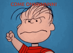Impatiently Waiting Come On Linus Van Pelt Charlie Brown GIF