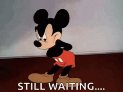 Impatiently Waiting Disney Mickey Mouse GIF