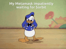 Impatiently Waiting Donald Duck Tapping Foot GIF