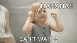 Impatiently Waiting Kid Can't Wait Haha GIF