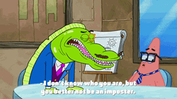 Imposter Stockholder Eel And Patrick Star GIF