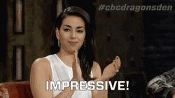 Impressive Clapping White Woman In White Dress GIF