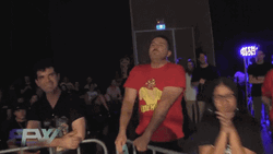 In Australian Wrestling Booo From Crowd GIF