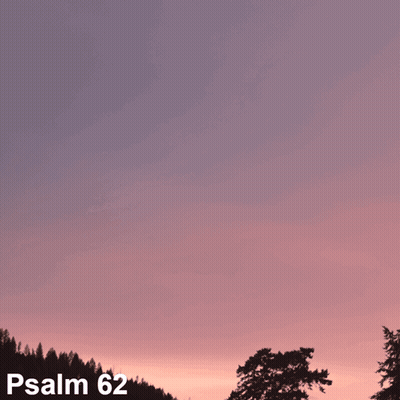 In God Is My Salvation And My Glory Written In White On A Pink Background GIF