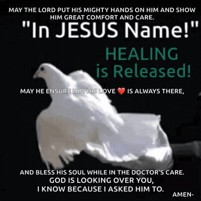 In Jesus Name Healing Is Released Poster GIF