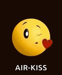 In Love Emoji Blowing Kiss GIF
