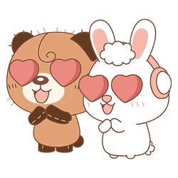 In Love Rabbit Tobi GIF