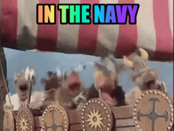 In The Navy Cute Puppets Dancing GIF