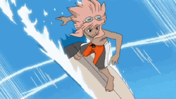  Inazuma Eleven 11 Surfing Tsunami Jousuke GIF