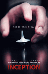 Inception Movie Poster With Spinning Totem GIF