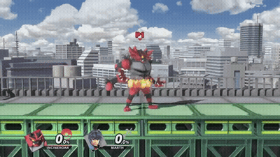 Incinendar Playing Video Game GIF