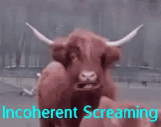 Incoherent Screaming Goat Wide Mouth GIF | GIFDB.com