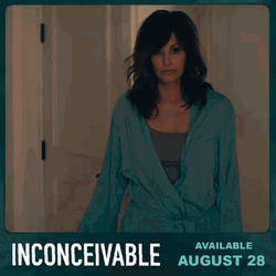 Inconceivable Frustrated Gina Gershon  GIF