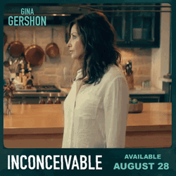 Inconceivable Gina Gershon Intense Stare GIF