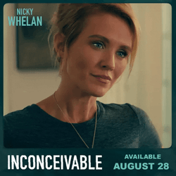 Inconceivable Nicky Whelan Piercing Eyes GIF